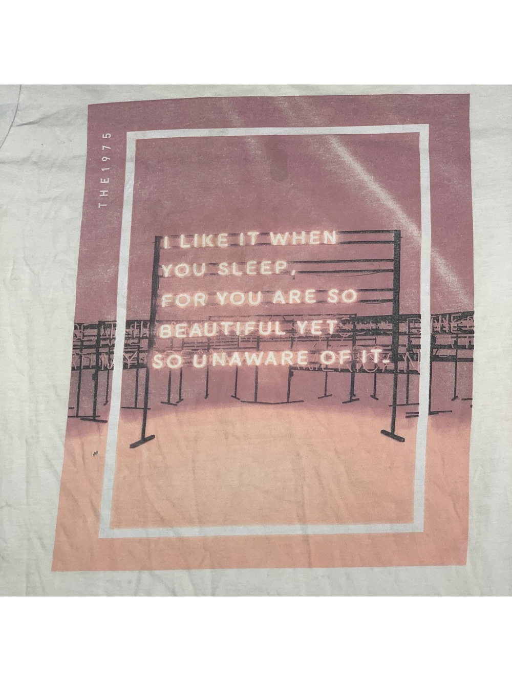 The‎ 1975 I Like It When You Sleep Graphic Band T Shirt Adult XL Indie Rock Tee